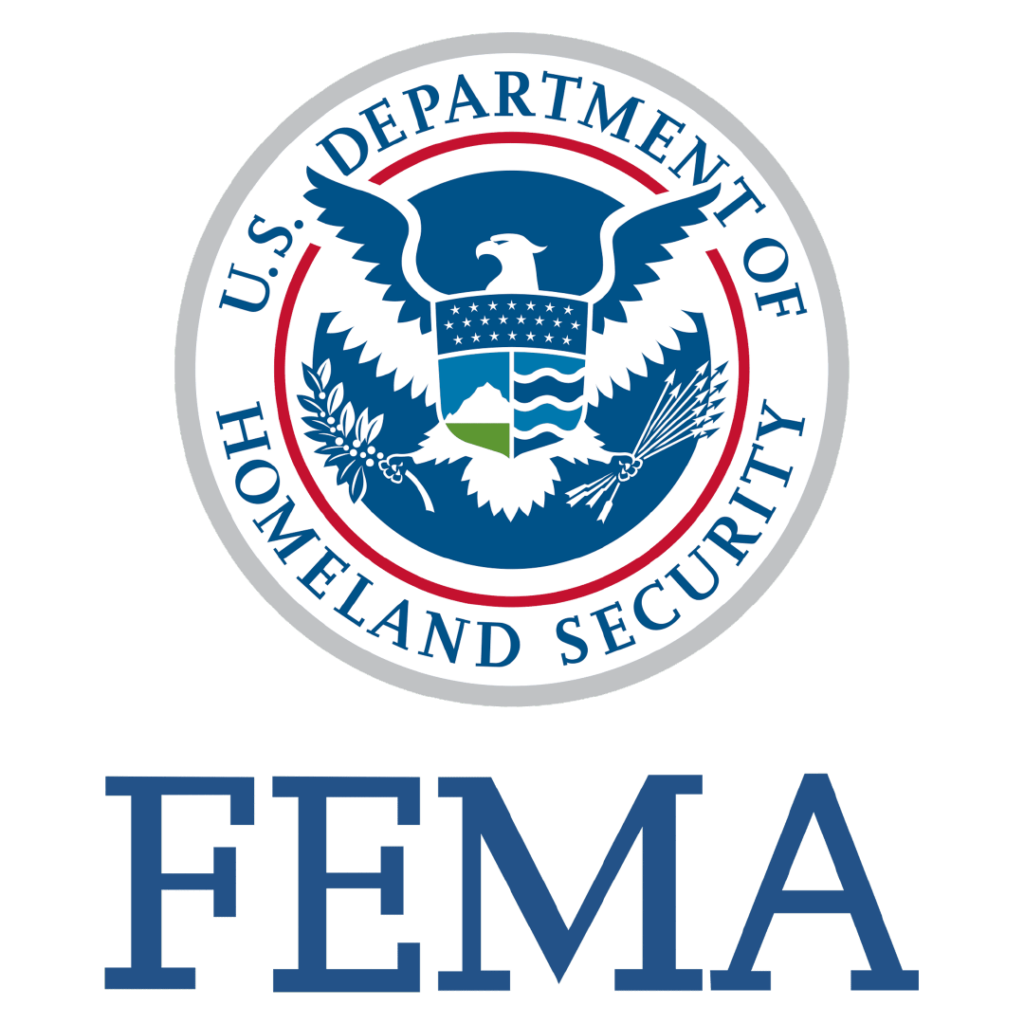 US department of homeland security, FEMA logo