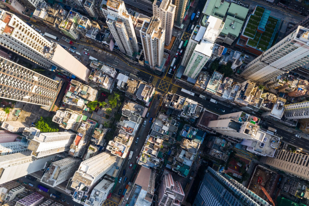 overview photo of city streets